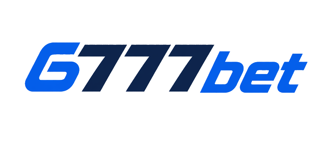 6777bet logo on deep blue technology style homepage